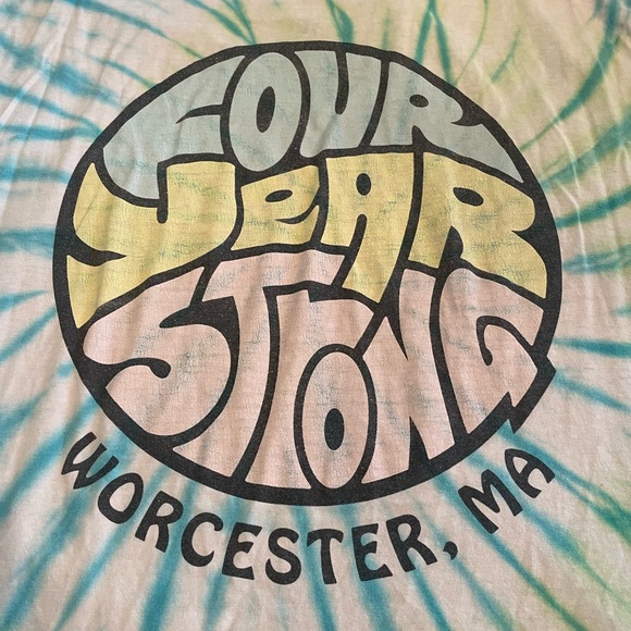 Four Year Strong Tie-Die Tour T-shirt Warped Tour - Picture 6 of 6